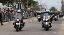 Guarda Municipal no desfile – Foto: Elvis Palma/Agora Laguna