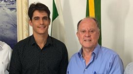 Mauro Candemil e Peterson Crippa, em foto de 2018. Arquivo.