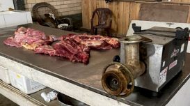Após abate, carne de equinos era misturada à bovina, moída e negociada. Foto: Divulgação/PC